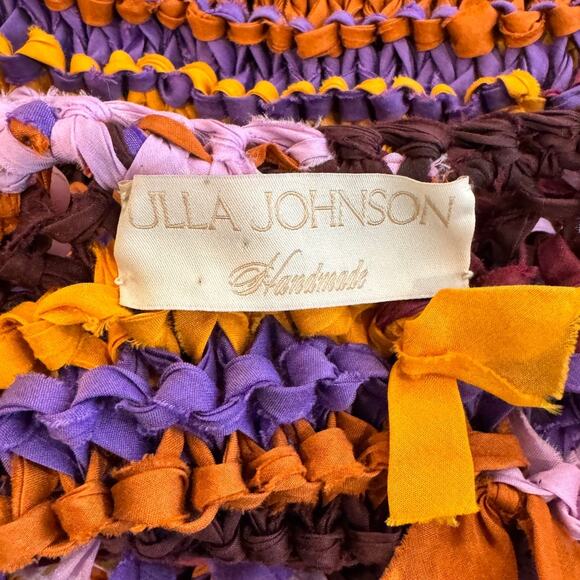 Ulla Johnson Emmalina Crochet Fringe Cotton & Silk Maxi Dress Size Small - Picture 15 of 16